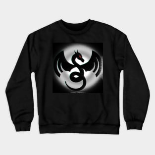 A Dragon in a Stormy Night Crewneck Sweatshirt